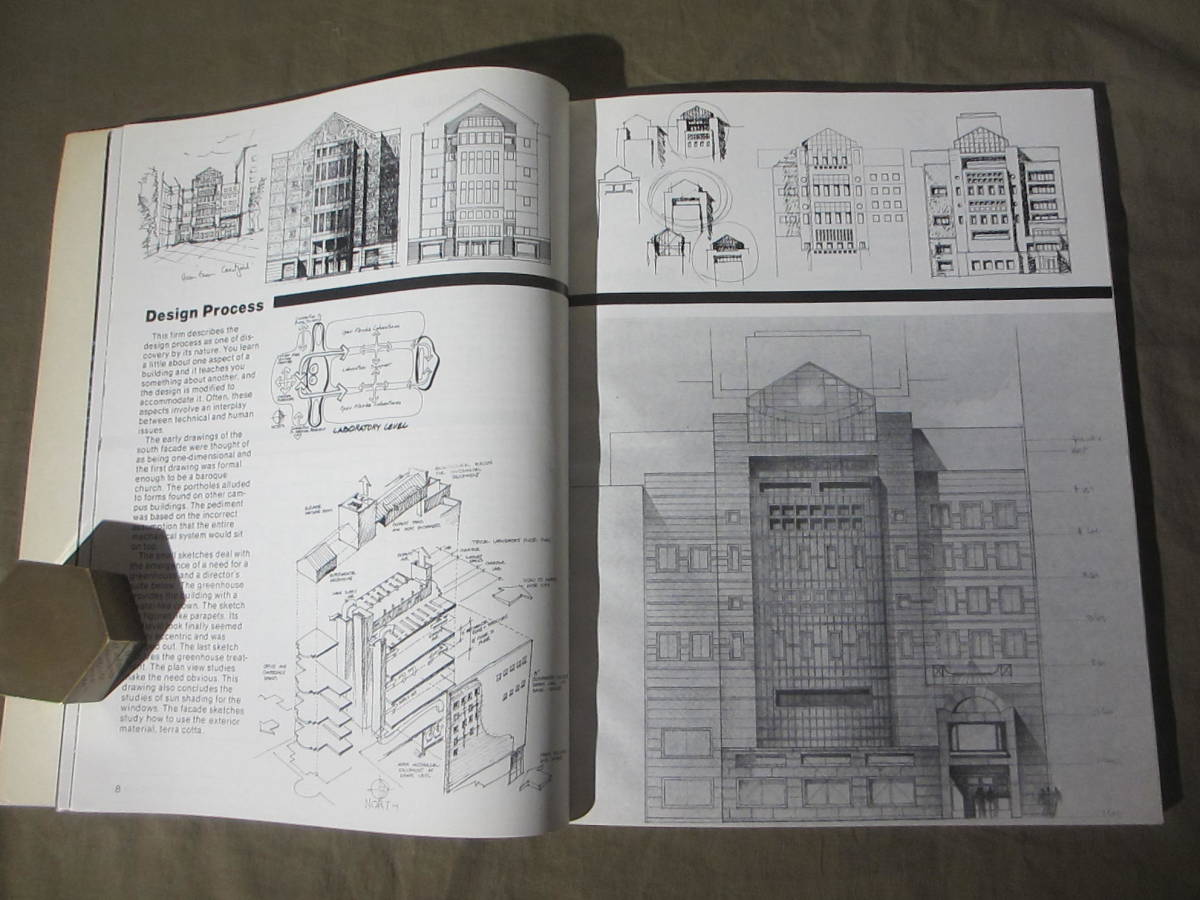 古書 「建築・デザインの本」”DESIGN SIMULATION ”：洋書です。 1988年の本　_画像3