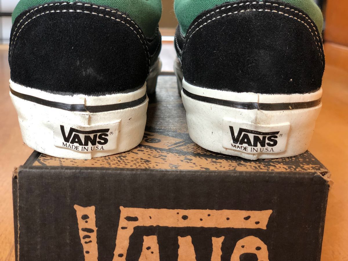 デッドストック Vans old skool made in USA 8 PINE 新品 ビンテージ 米国製 バンズ 26cm_画像3