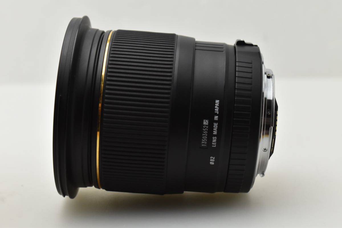 A品】SIGMA キヤノン CANON 20mm F1.8 EX DG［000319150］