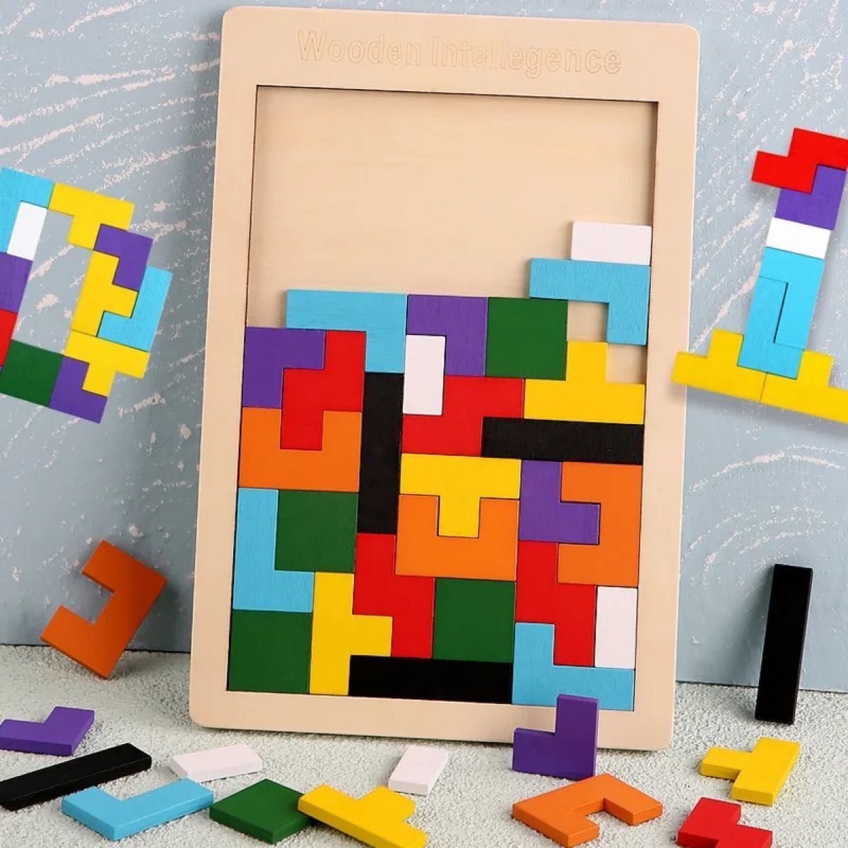【海外輸入品】3Dの木製パズル 知育玩具 おもちゃ　