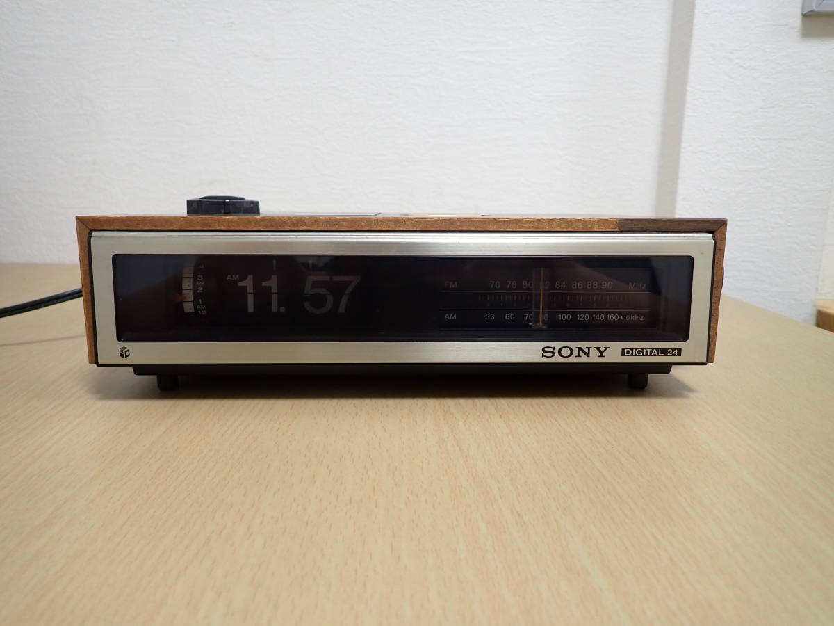 505365/S3A」SONY ソニー ラジオ付デジタルクロック ICF‐C330 FM/AM