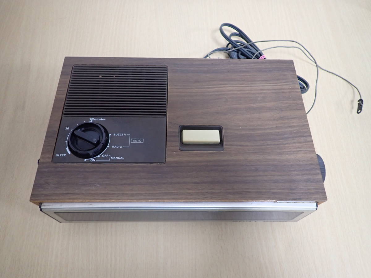 5053/S3A」SONY ソニー ラジオ付デジタルクロック ICF‐C330 FM/AM