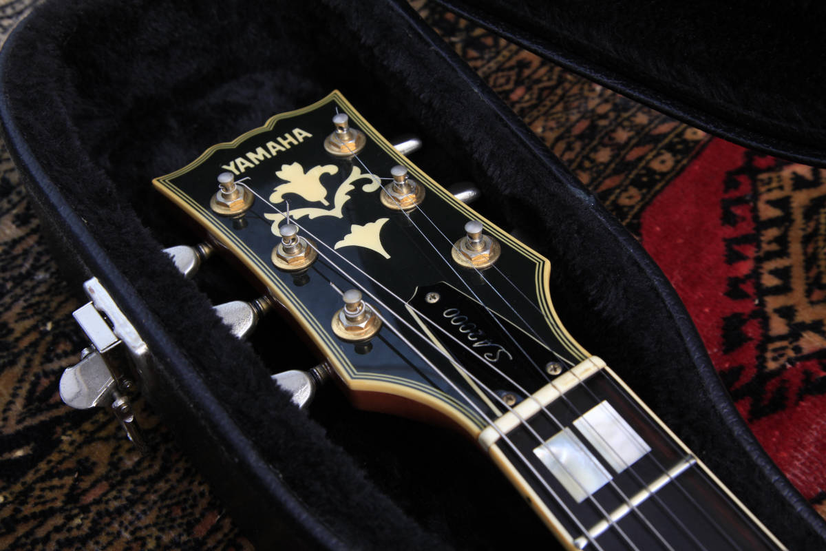 YAMAHA セミアコギター SA2000 ハードケース付き vintageの画像8