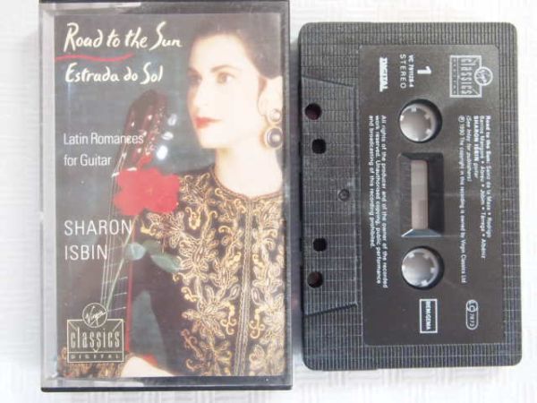 【高音質クロムテープ西独盤/再生確認済】シャロン・イズビン（ギター）「ロード・トゥ・ザ・サン～ラテン小品集」（1990）の画像1