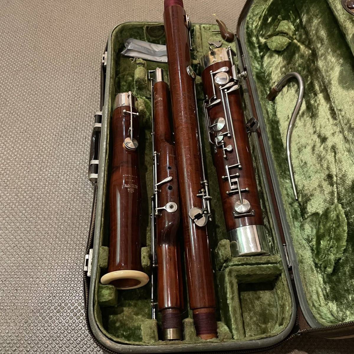 調整済】KRUSPE ドイツ製ファゴット Huller(G.H.Huller製)の
