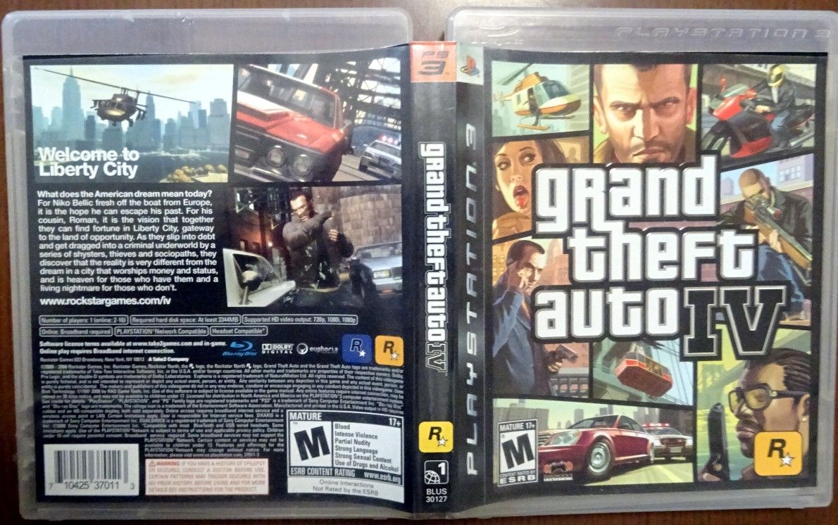 PS3 Grand Theft Auto IV 輸入版/動作品