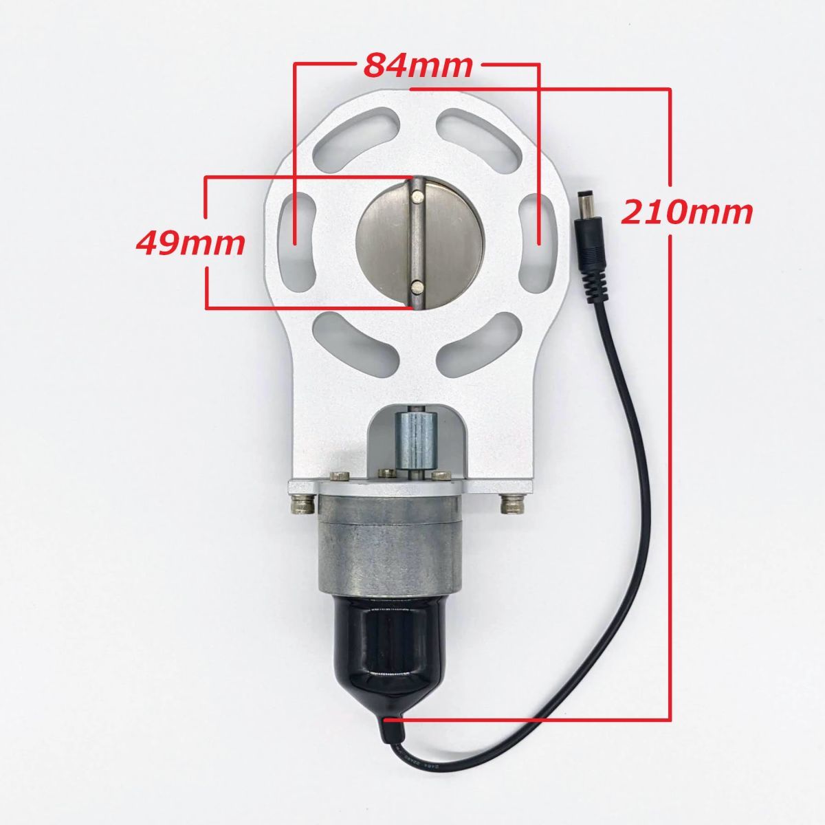 開閉度調整可 50mm マフラー可変電動バルブ ラパン / kei ワークス SS HE21S HE22S HN22S ECV より　 サイレンサー　汎用_画像2