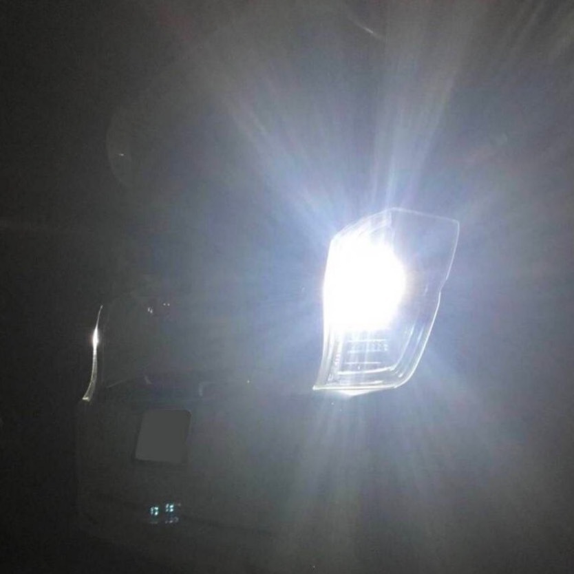 トヨタ FJクルーザー GSJ15W 超爆光 T16 LED 新型 3570 SMD CSPチップ バックランプ 後退灯 ウエッジ球 ポン付け ホワイト 2個セット_画像3