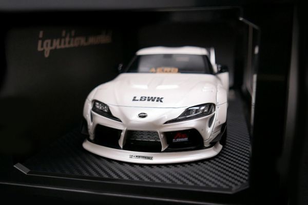 イグニッションモデル】 1/18 LB-WORKS TOYOTA SUPRA (A90) White