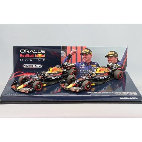 ミニチャンプス】 1/43 レッドブル RB18 ロマーニャGP 2022