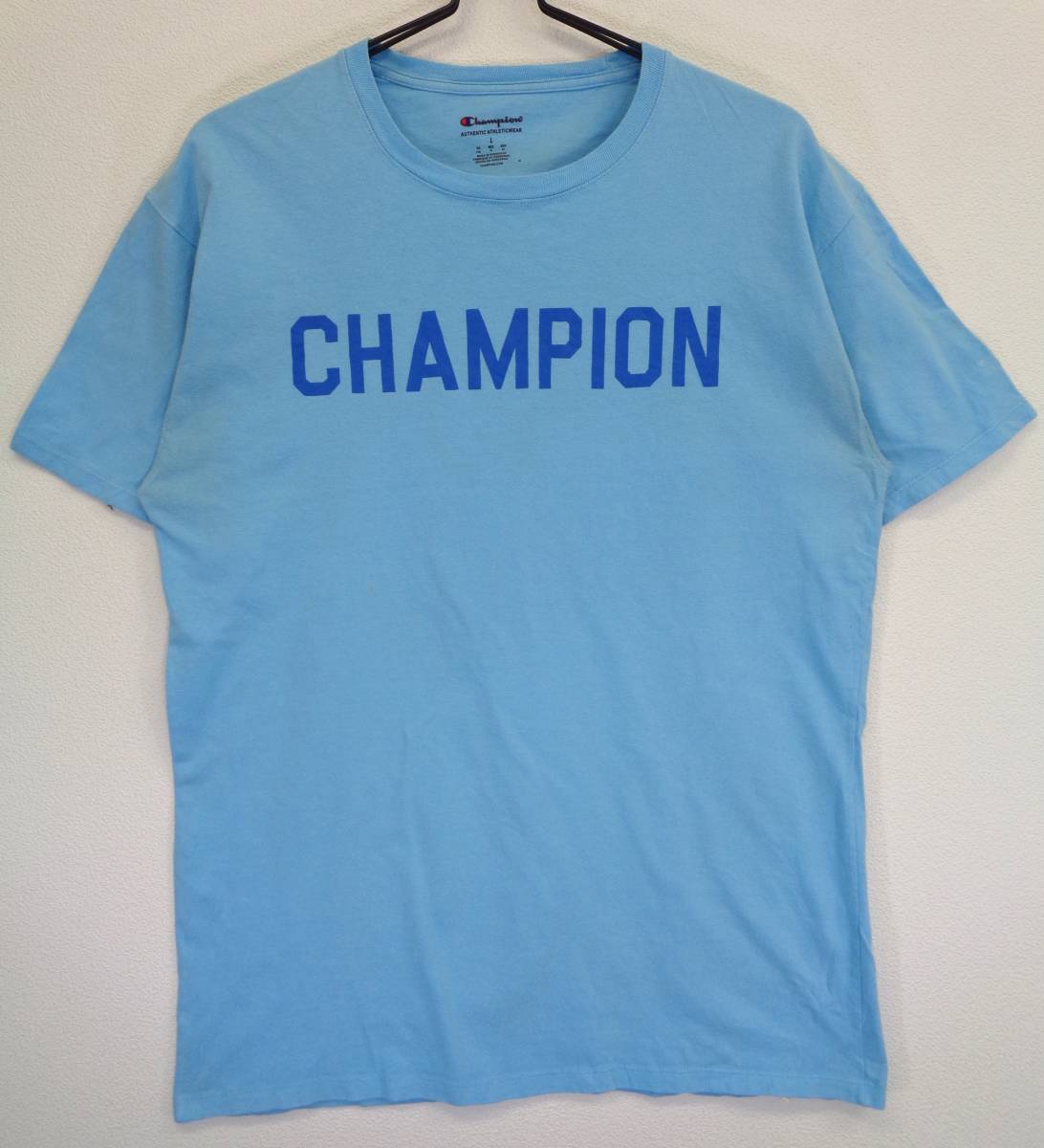 champion　チャンピオン　ビッグロゴ　肩ロゴ　Tシャツ　L　T-245_画像2