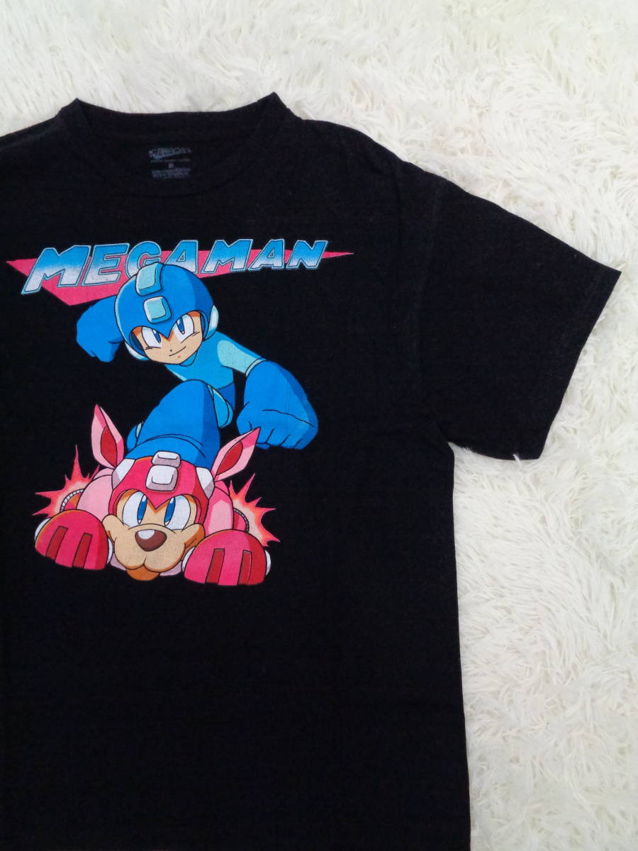 T-10　USA MEGAMAN メガマン ロックマン キャラクターTシャツ _画像2