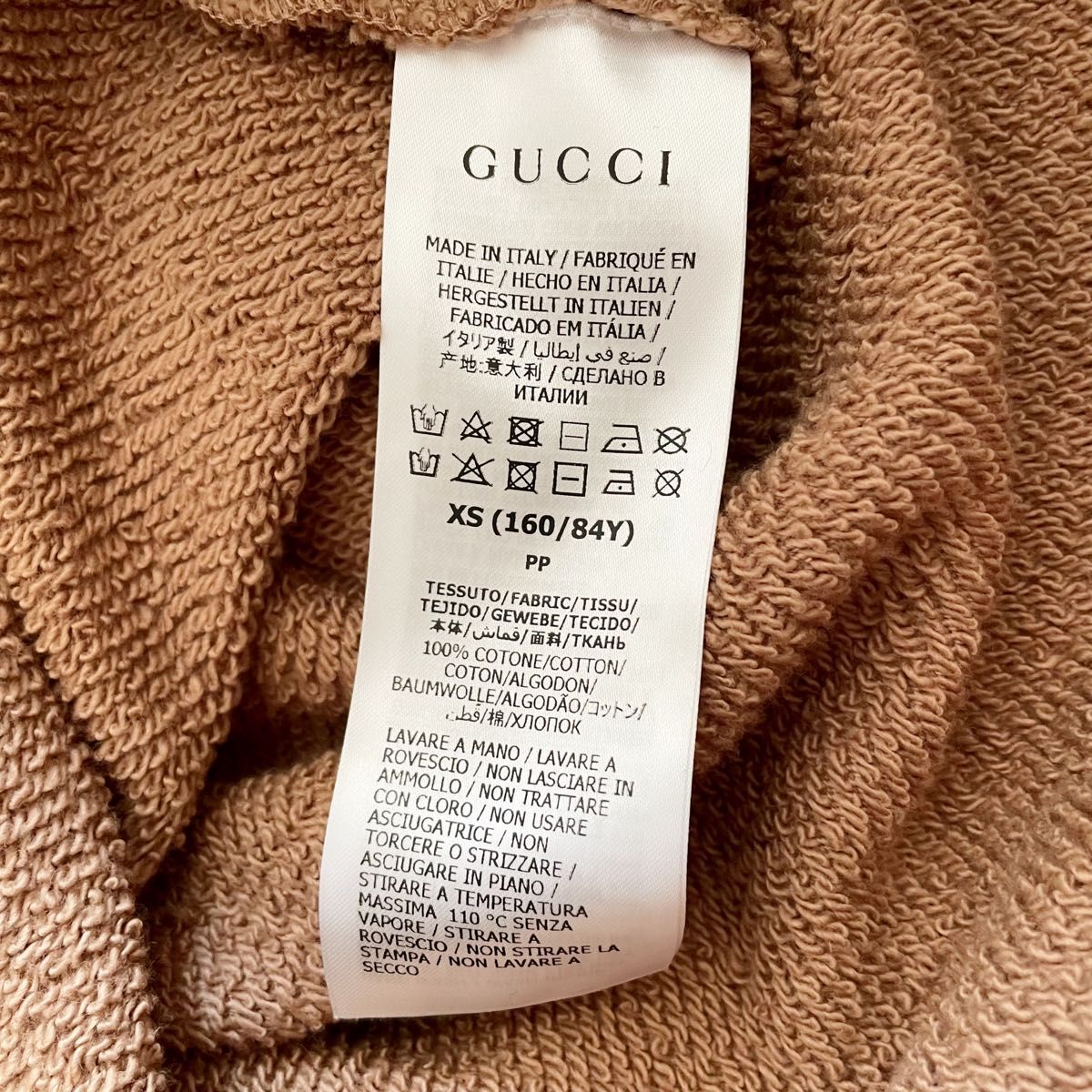 GUCCI ノースフェイス　コラボ　限定　スエット　フーディ　フーディー　パーカー　ユニセックス　XS グッチ　新品