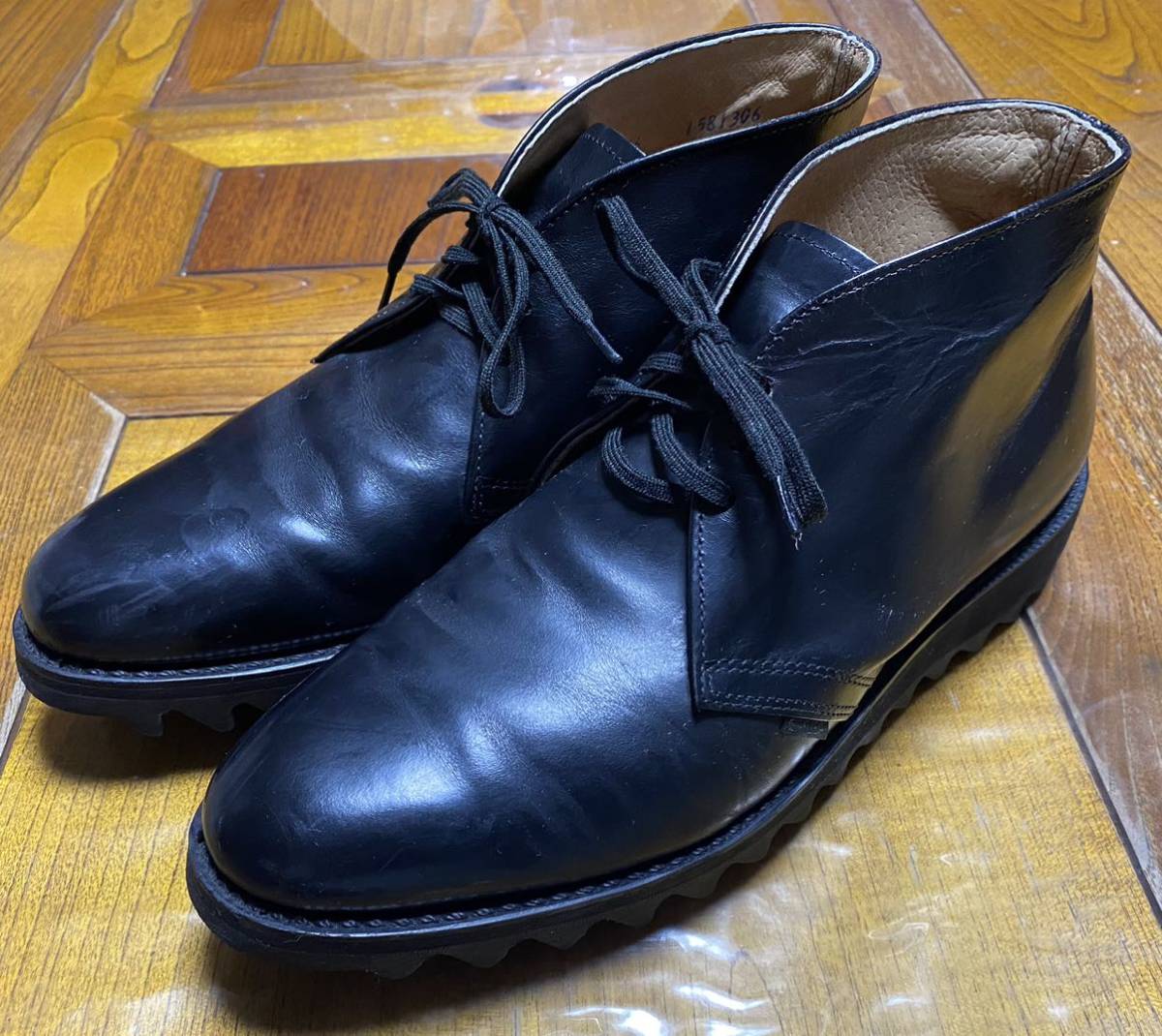 日本最級 靴 シューズ ポストマン ビンテージ 90s レザー チャッカ