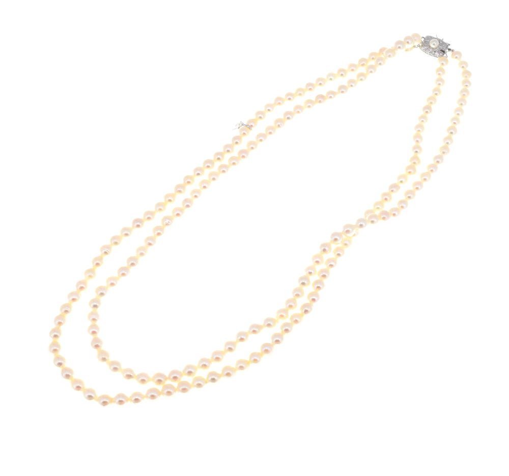 品質のいい 【MIKIMOTO】ミキモト パール ネックレス 6.2mm/50-52cm/2