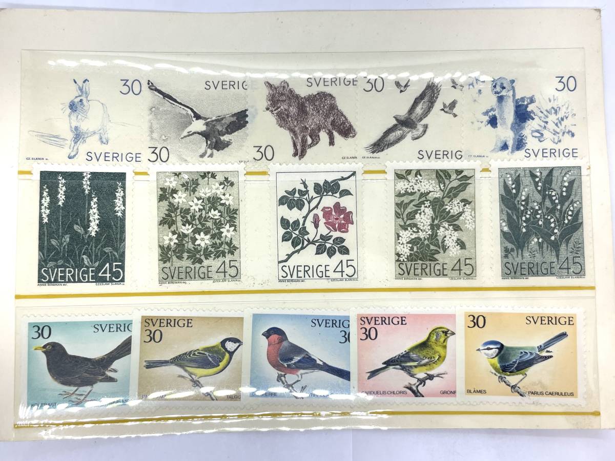  foreign stamp summarize Sweden myumhen Spain UN stamp poly- nesia other 