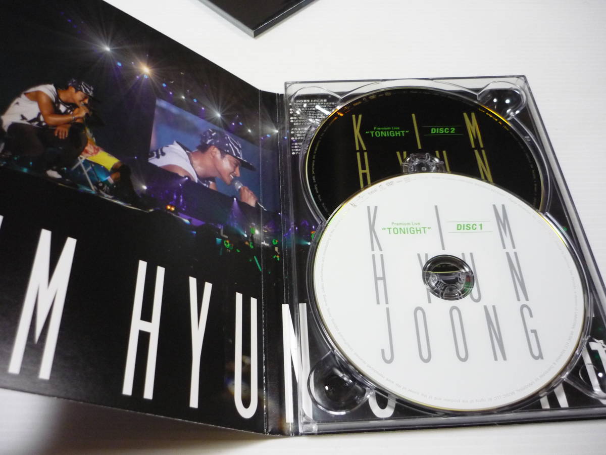 [管00]【送料無料】DVD 2枚組 キムヒュンジュン / KIM HYUN JOONG Premium Live TONIGHT 初回限定版_画像6