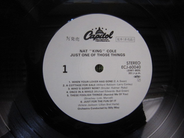 LP4606-ナット・キング・コール NAT KING COLE JUST ONE OF THOSE