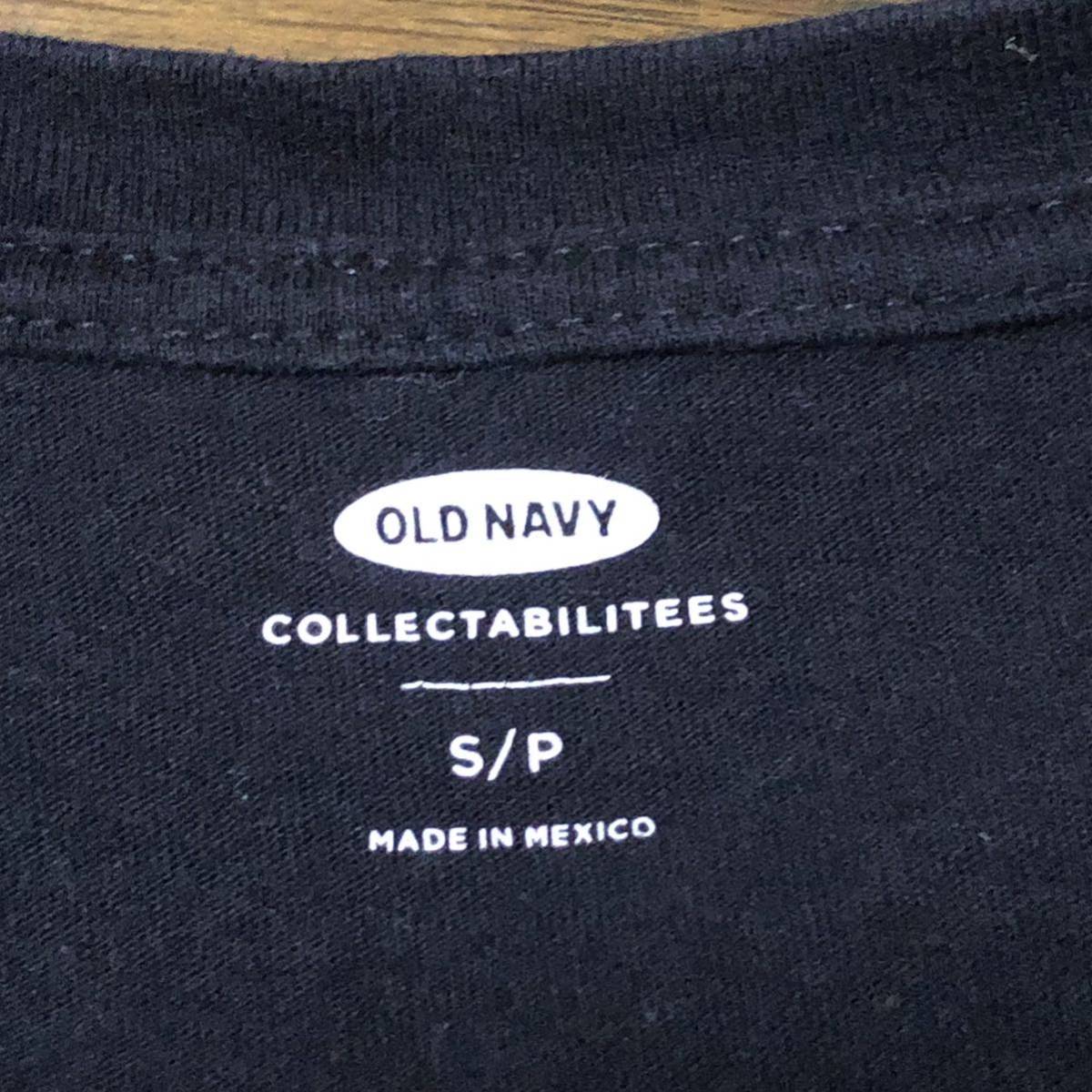 【送料無料】OLD NAVYモハメドアリプリント半袖Tシャツ黒　メンズSサイズ　オールドネイビー_画像9
