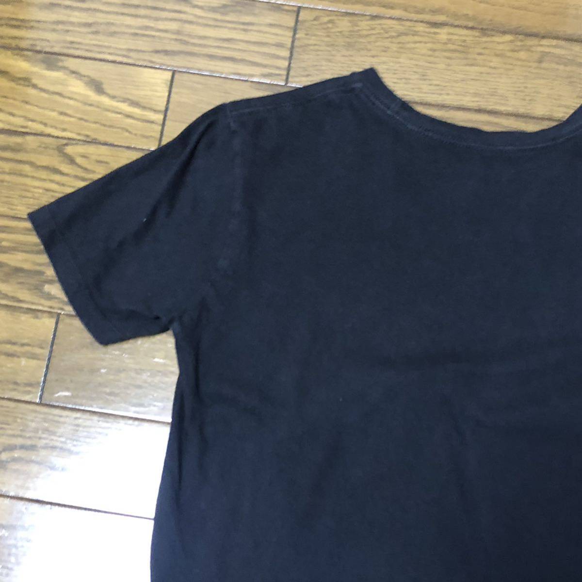 【送料無料】OLD NAVYモハメドアリプリント半袖Tシャツ黒　メンズSサイズ　オールドネイビー