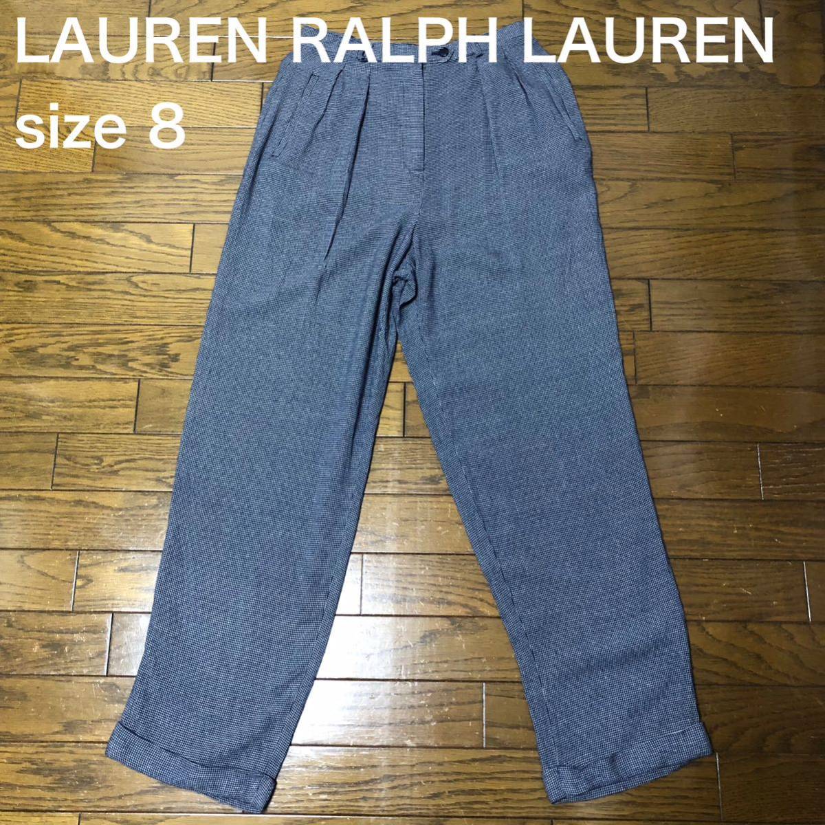 [ free shipping ]LAUREN RALPH LAUREN slacks lady's 8 low Len Ralph Lauren 