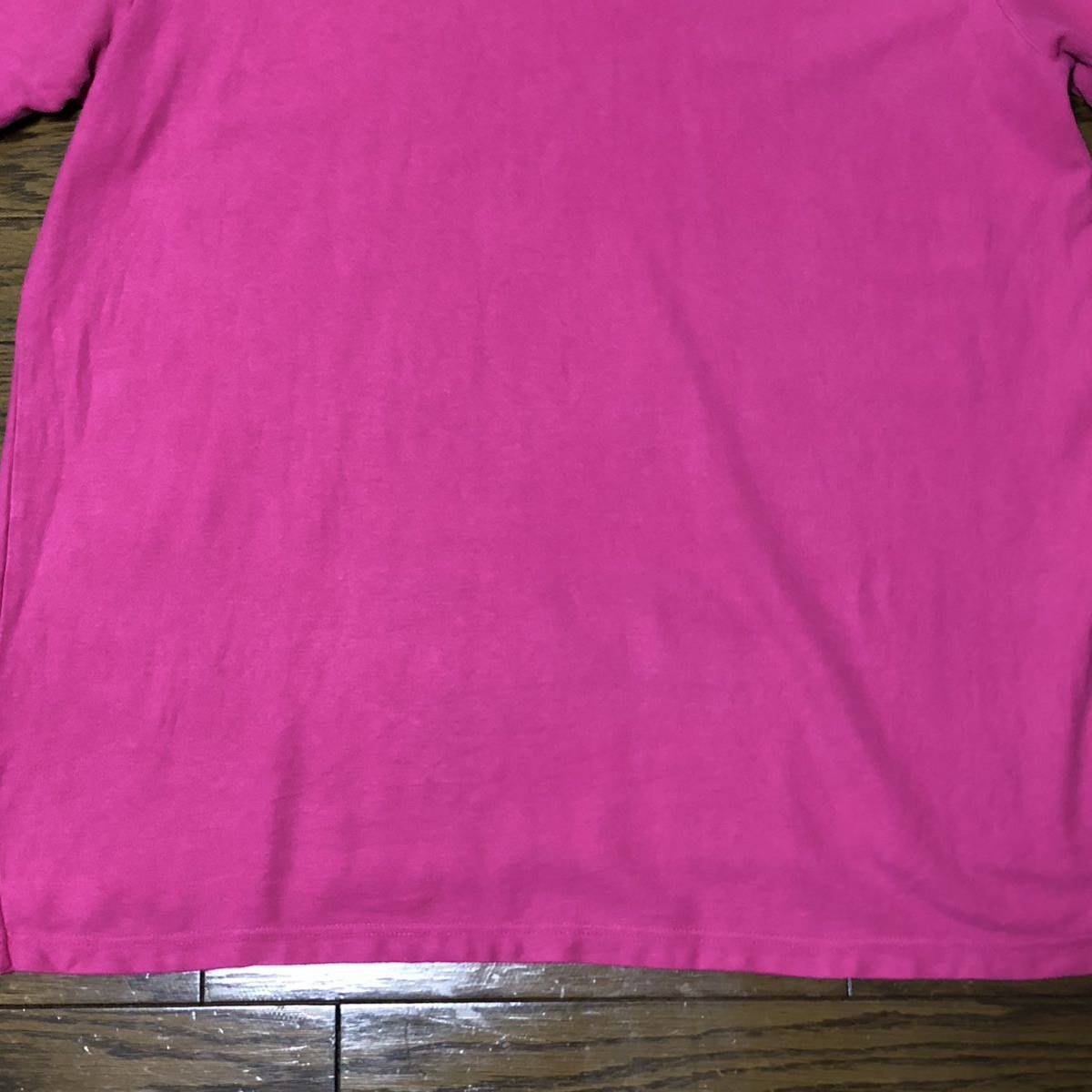 【送料無料】90s CHAPS RALPH LAUREN 半袖ポロシャツピンク　メンズXXLサイズ　チャップスラルフローレン大きいサイズビッグサイズ