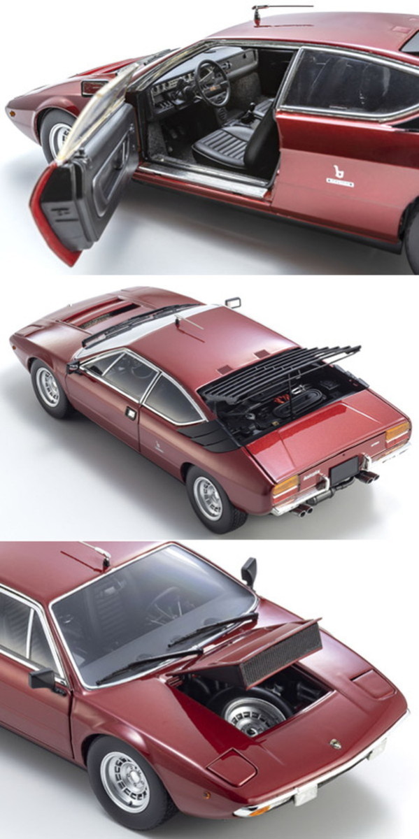 【★カタログ】 京商オリジナル 1/18 ランボルギーニ ウラッコ (レッドメタリック) 完成品ダイキャストミニカー KS08446R　送料無料_画像3