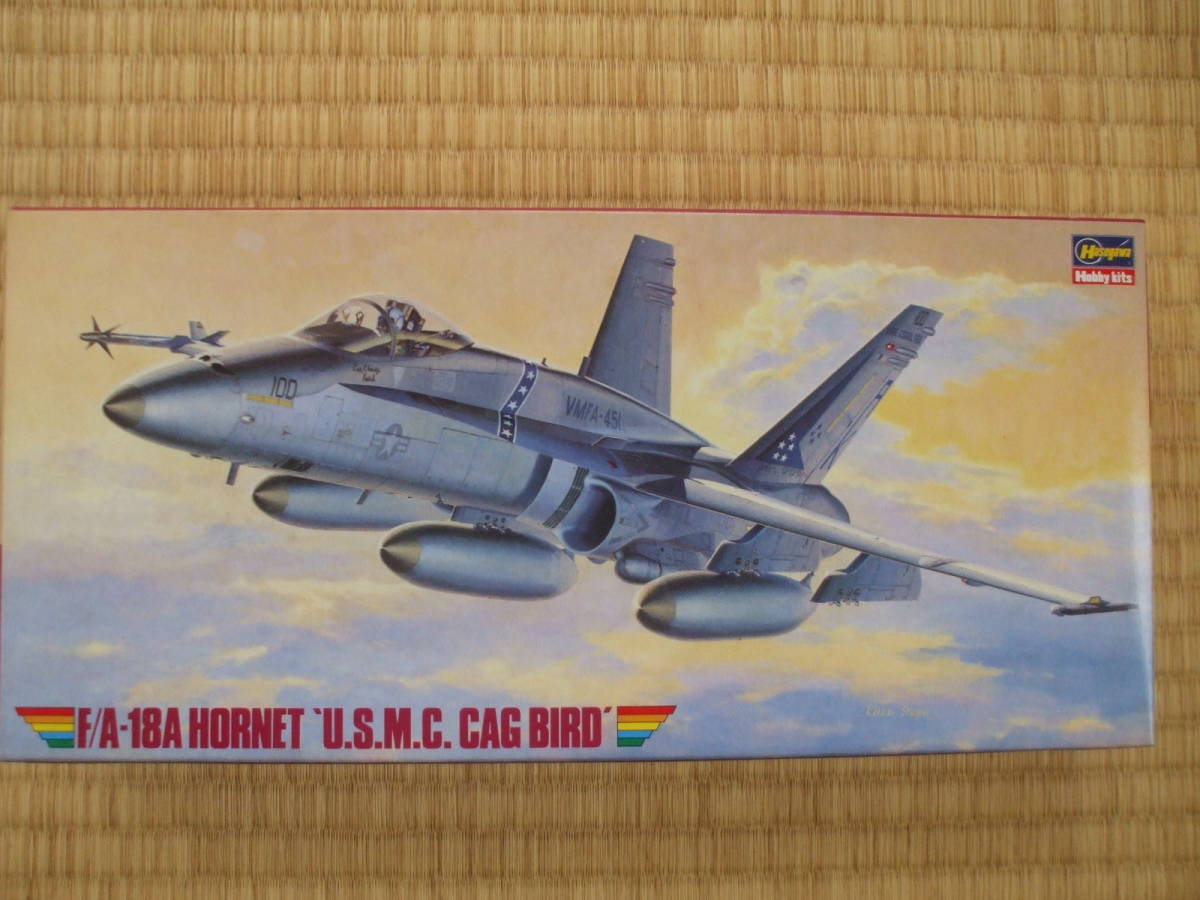 ＜限定品＞ハセガワ、1/72、SP30、Ｆ／Ａ－１８Ａ”ＵＳＭＣ、ＣＡＧ　ＢＩＲＤ”（VMFA451、VMFA312）_画像1