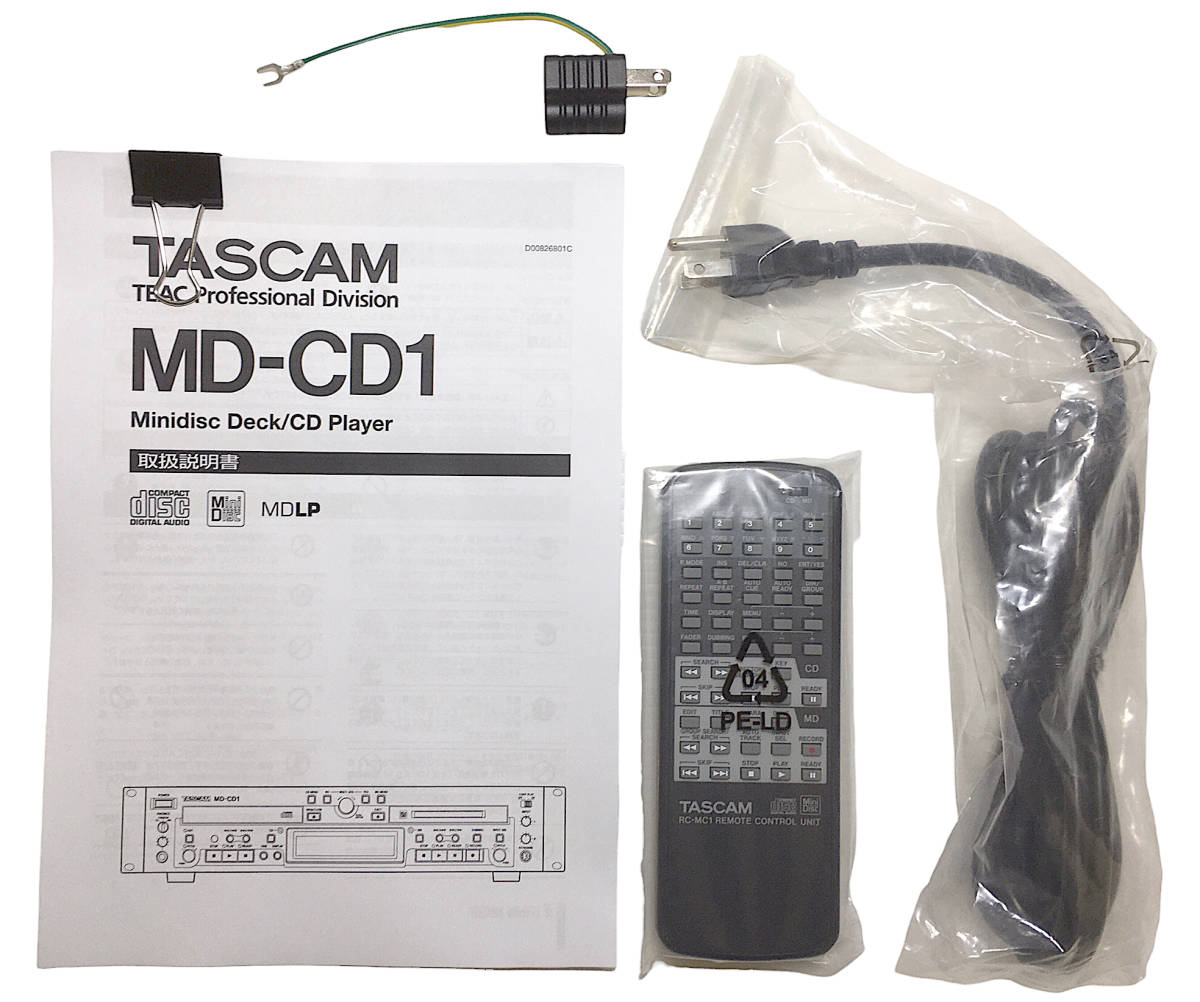 TASCAM タスカム MD-CD1 業務用MD/CD複合機(CDプレーヤー/MD