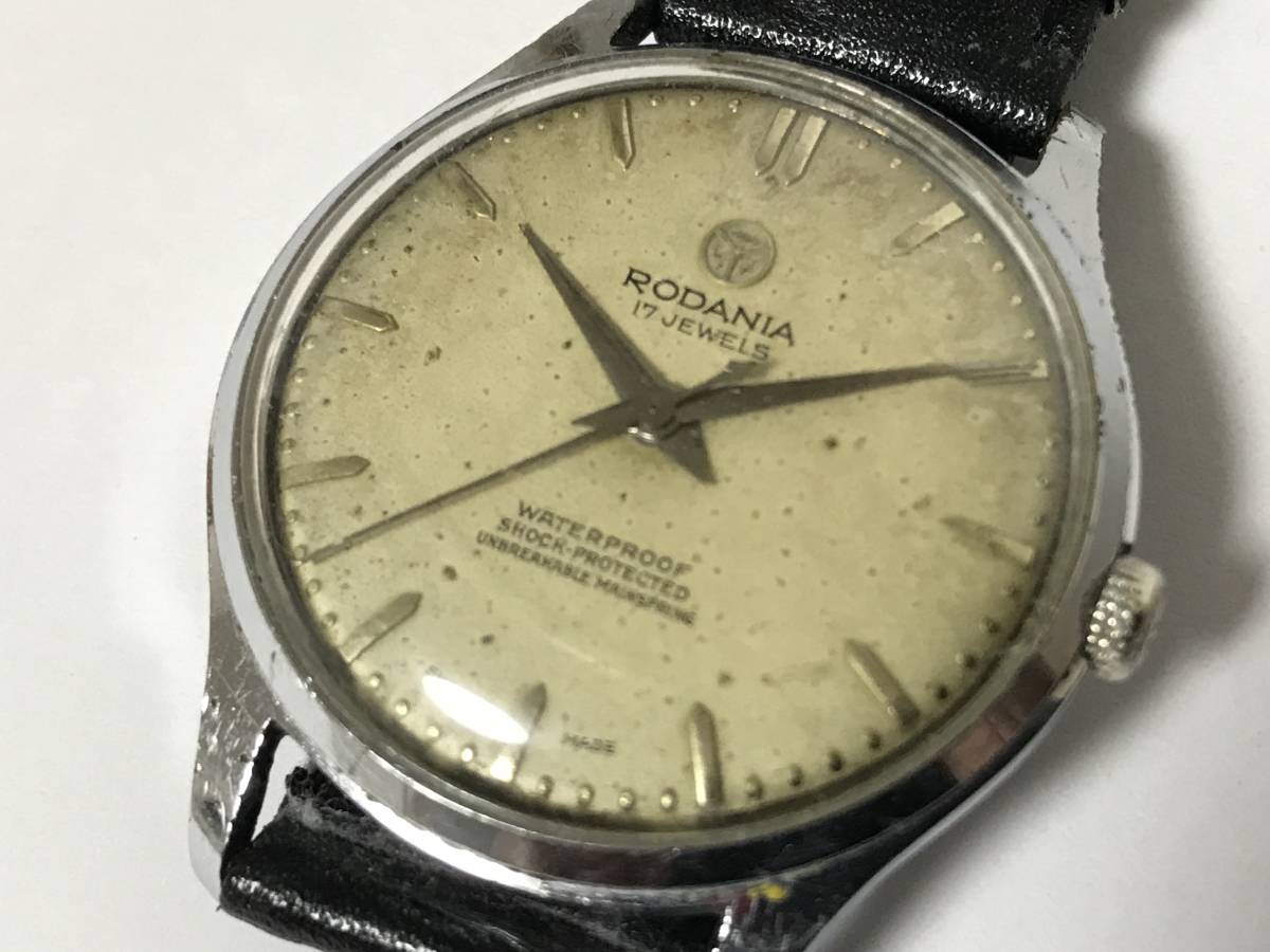 Yahoo!オークション - RODANIA ロダニア １７石 メンズ手巻き腕時計 