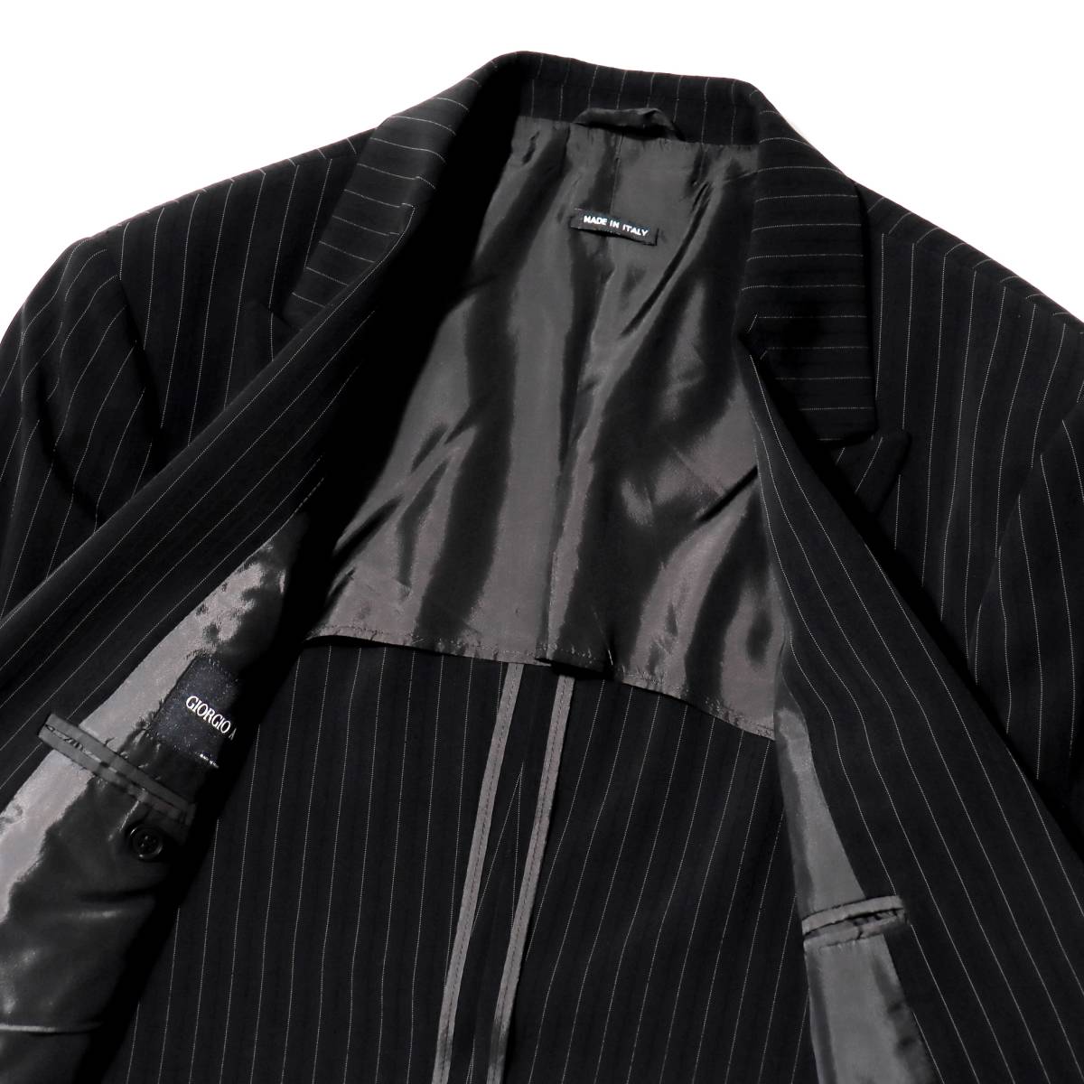 贅の極◎50万「GIORGIO ARMANI/ジョルジオアルマーニ」黒ラベル ソフト