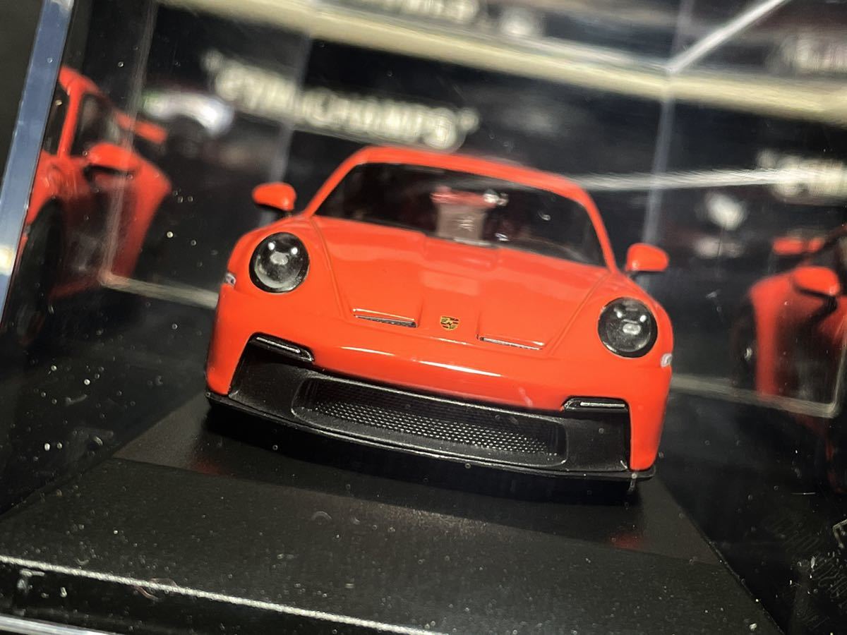 MINICHAMPS 1:43 ポルシェ 911 GT3 2020 限定300 ラヴァオレンジ PORSCHE 992 他 特注 など 同封発送可能_画像2