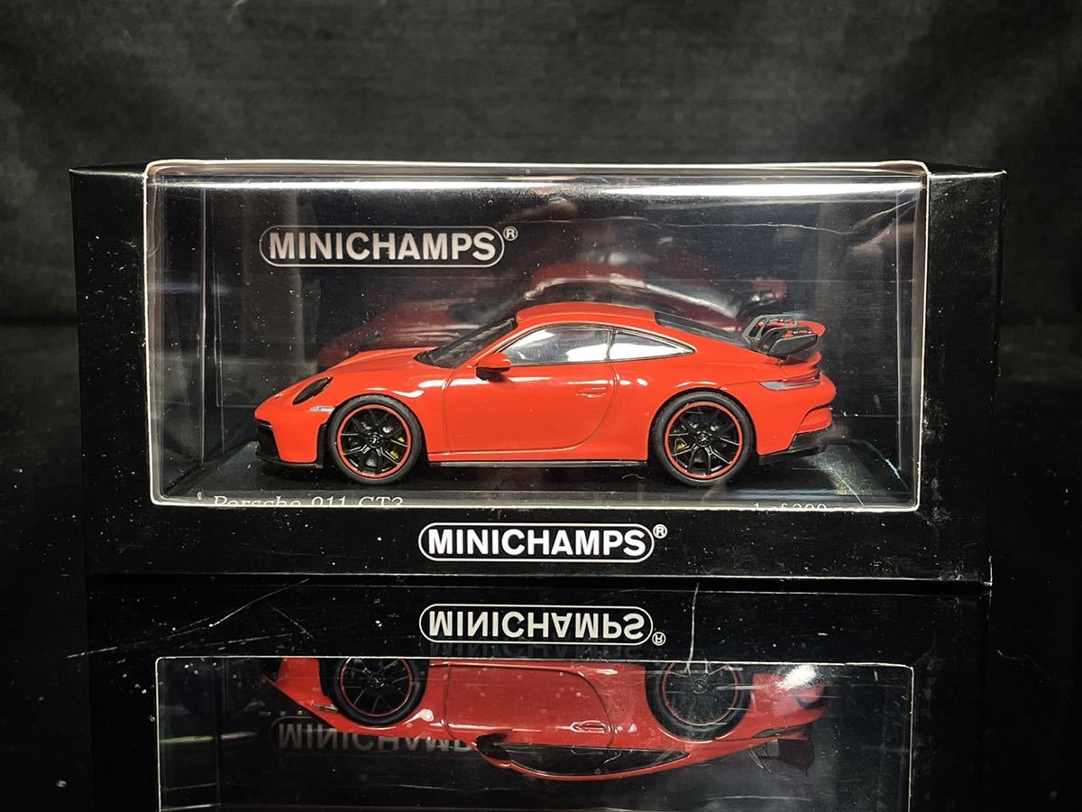 MINICHAMPS 1:43 ポルシェ 911 GT3 2020 限定300 ラヴァオレンジ PORSCHE 992 他 特注 など 同封発送可能_画像10