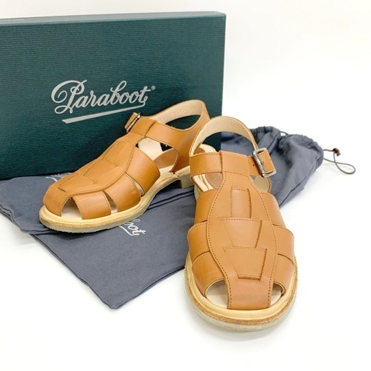 Paraboot IBERIS イベリス レザー グルカサンダル 164602 箱付き