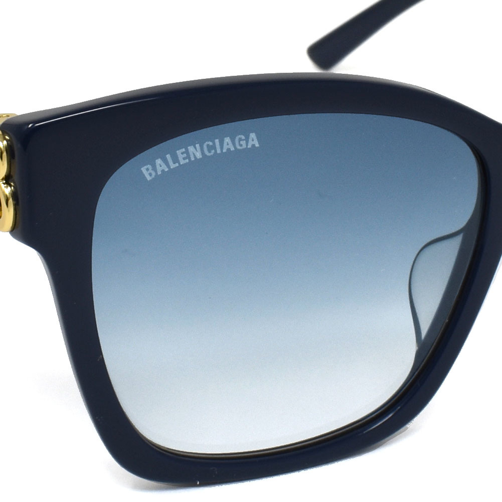 バレンシアガ BALENCIAGA サングラス BB0102SA-001 メンズ レディース ユニセックス ブラック アジアンフィット