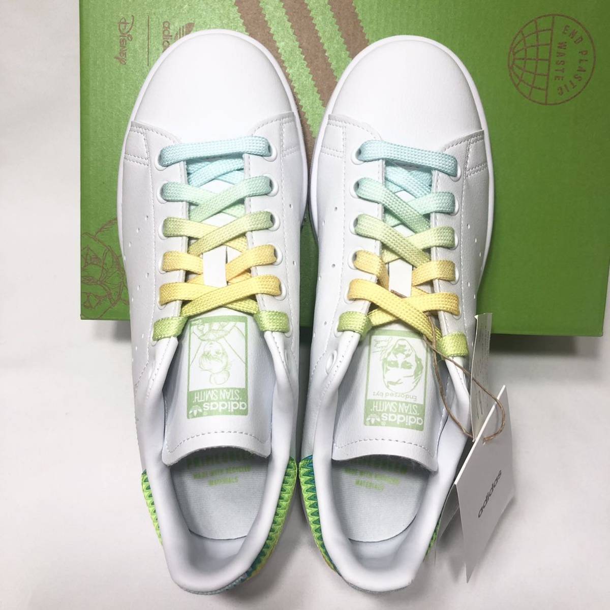 【新品】adidas Stan Smith W Disney アディダス スタンスミス FZ2714 スニーカー ホワイト レインボー ディズニー ティンカーベル 23.0_画像7