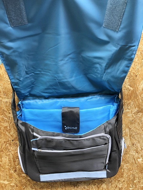  baby's bib roSTYLO VENTO messenger bag PC bag business bag shoulder bag graphic print bag gray × blue 