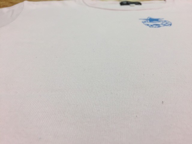 タケオキクチ THE SHOP TK MIXPICE Tシャツ ワンポイントプリント スカルと星 丸首 クルーネック 半袖 綿100% S ライトピンク メンズ_画像5