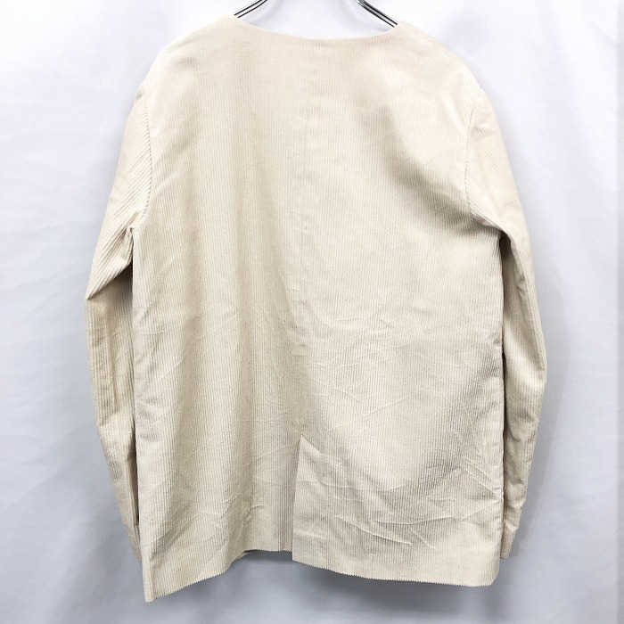  Ray Beams [ new goods ]Ray Beams corduroy no color jacket total lining long sleeve cotton 100% 1 natural light pale orange series lady's 