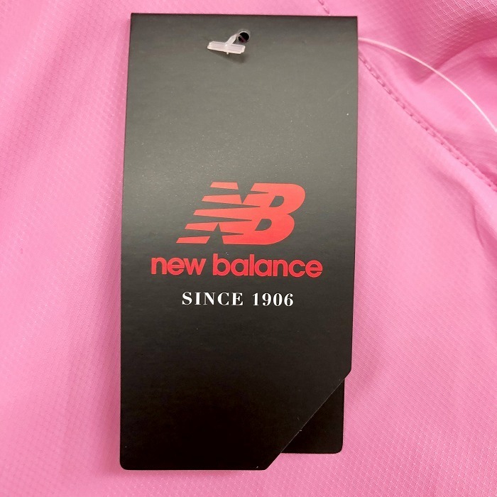 【新品】NEW BALANCE 薄手 ジップアップ ジャケット ブルゾン 名古屋ウィメンズマラソン 2020 長袖 ポリ100% L ピンク レディース 女性_画像3