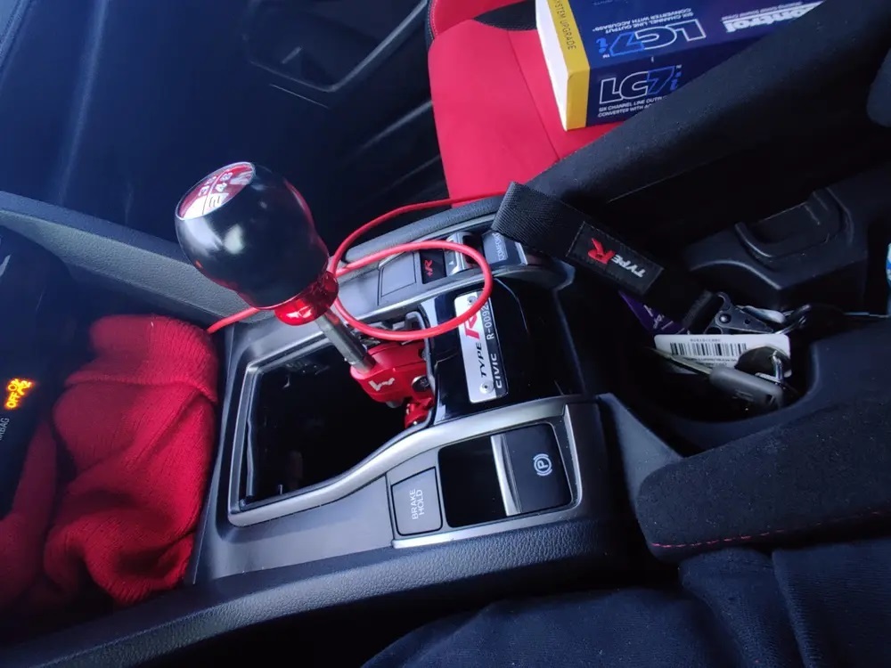 Hybrid Racing Fk8/FK7 アジャストショートシフター ASSY 赤 Hybrid Racing Fk8/FK7 アジャストショートシフター ASSY 赤