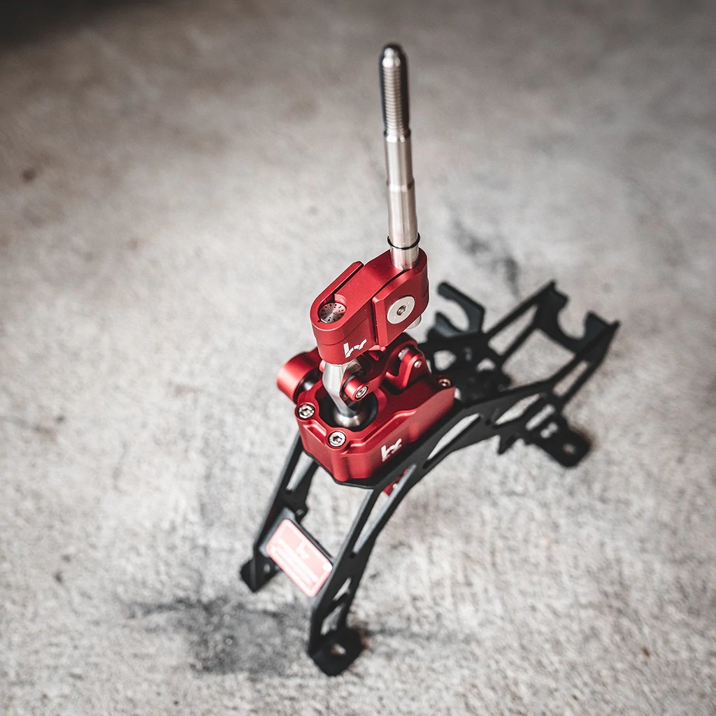 Hybrid Racing Fk8/FK7 アジャストショートシフター ASSY 赤 Hybrid Racing Fk8/FK7 アジャストショートシフター ASSY 赤