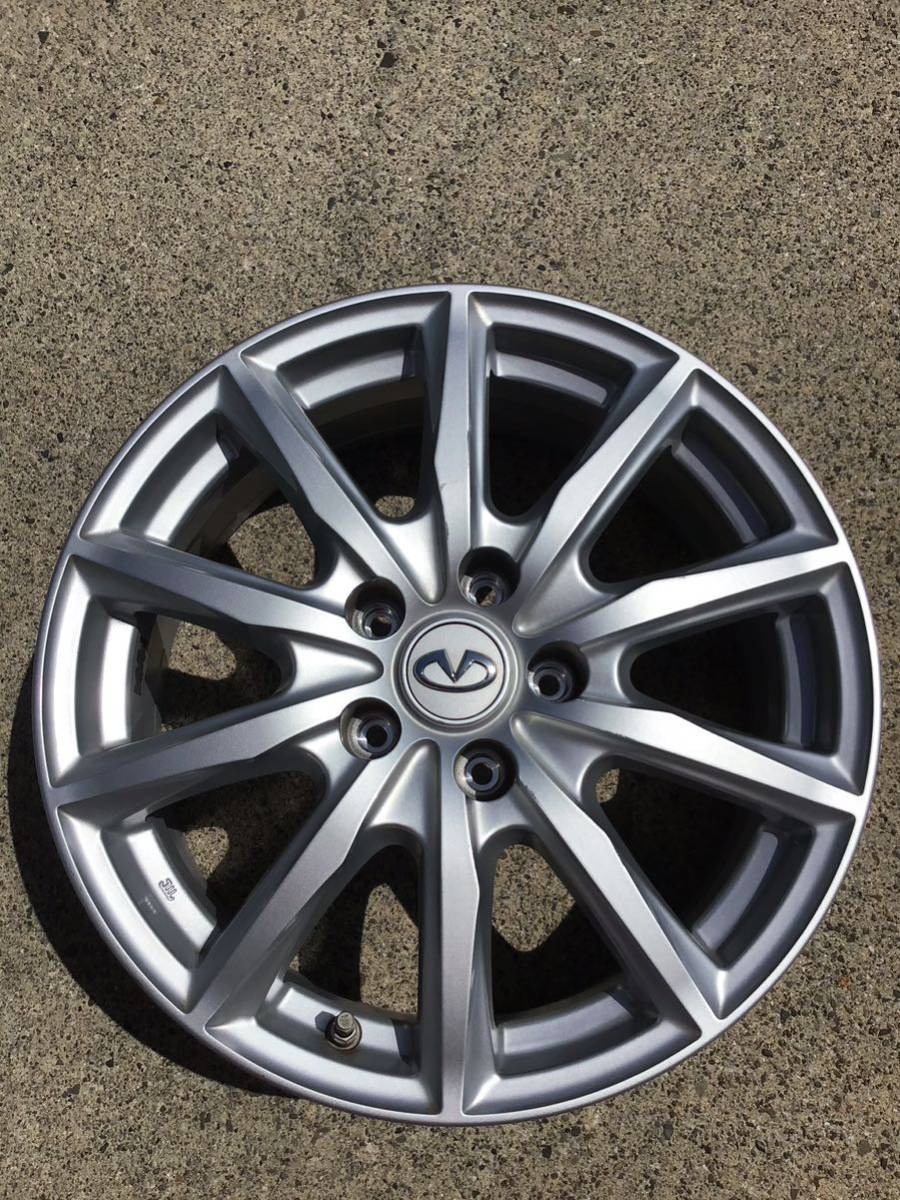 NISSAN Skyline оригинальные легкосплавные колесные диски 17×7J+45 114.3-5H б/у товар 4шт.@ Infinity 