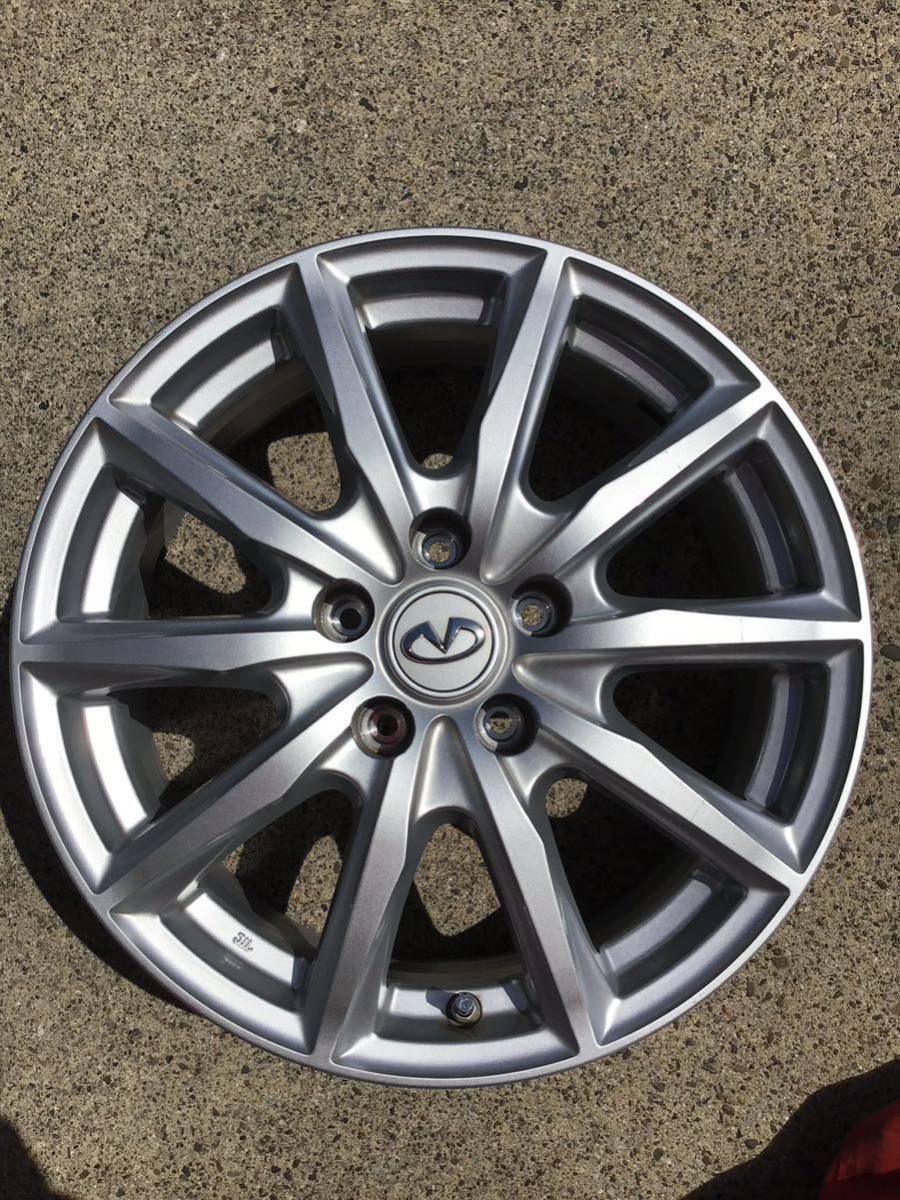 NISSAN Skyline оригинальные легкосплавные колесные диски 17×7J+45 114.3-5H б/у товар 4шт.@ Infinity 