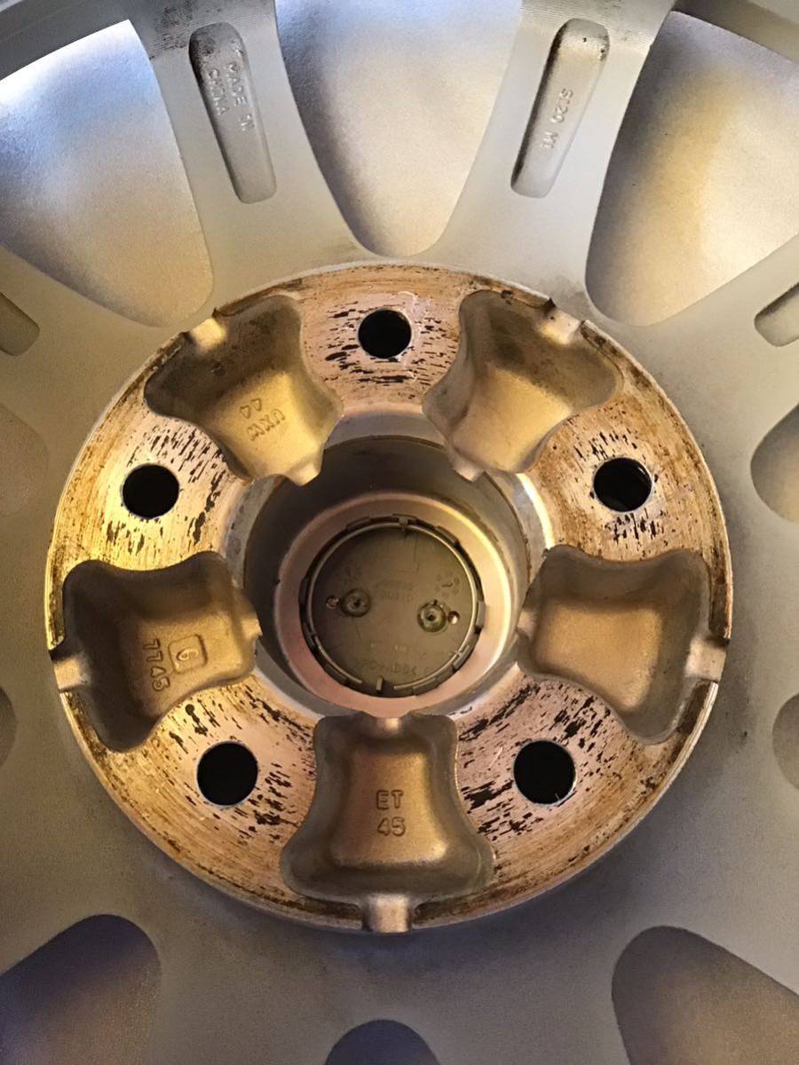 NISSAN Skyline оригинальные легкосплавные колесные диски 17×7J+45 114.3-5H б/у товар 4шт.@ Infinity 
