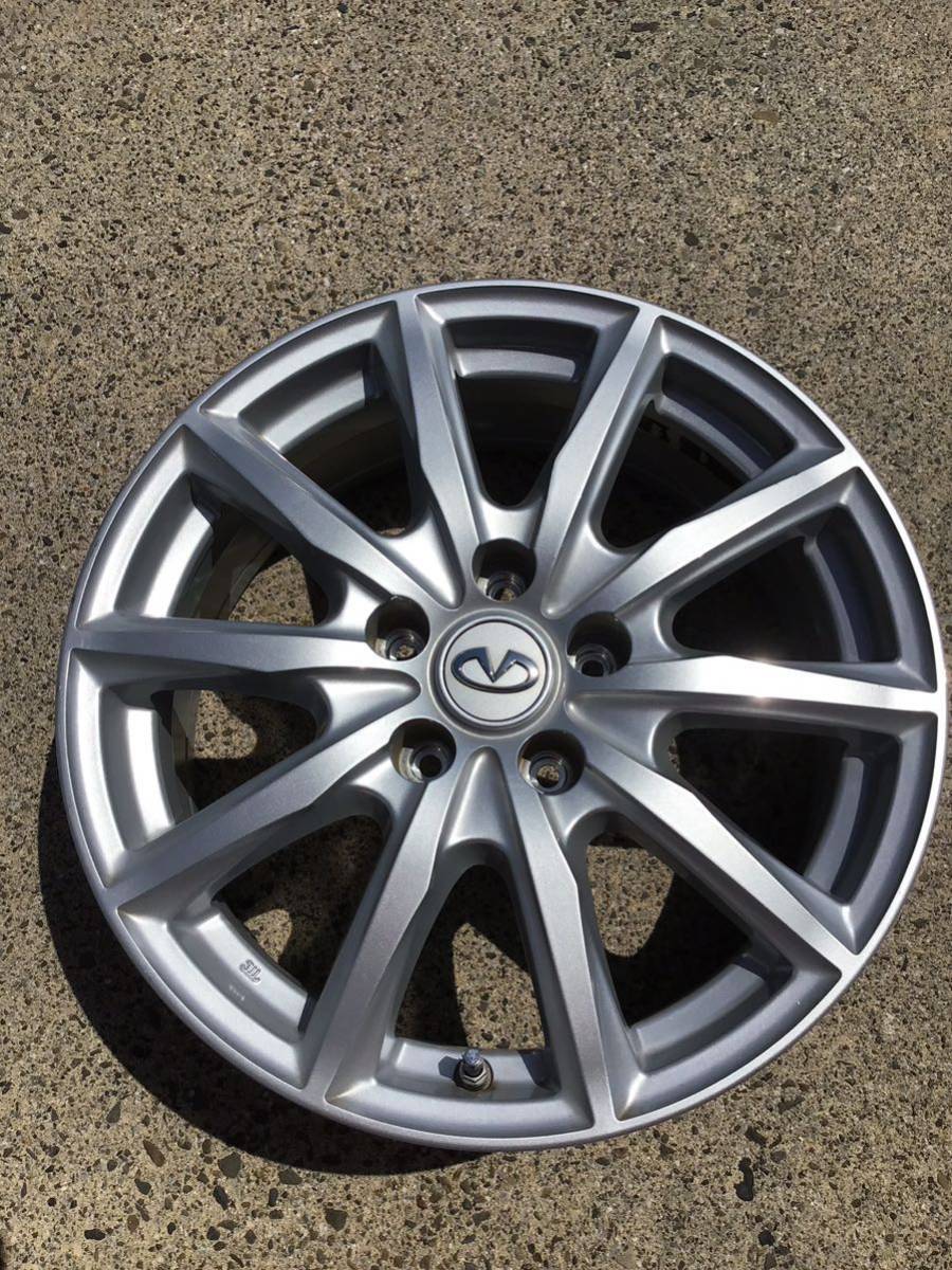 NISSAN Skyline оригинальные легкосплавные колесные диски 17×7J+45 114.3-5H б/у товар 4шт.@ Infinity 