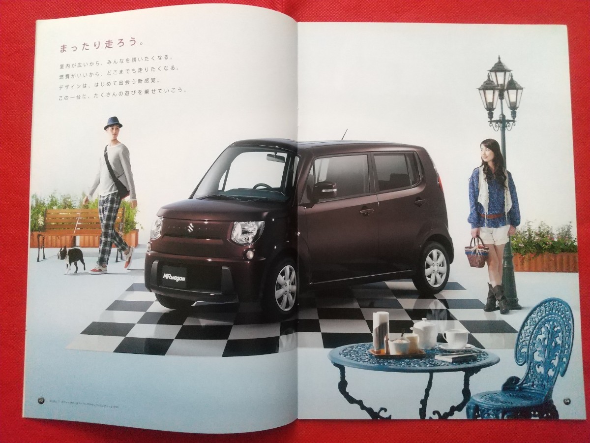 ※送料無料【スズキ ＭＲワゴン】カタログ 2011年4月 MF33S SUZUKI MR wagon G/X/X アイドリングストップ/T FF/4WD_画像3