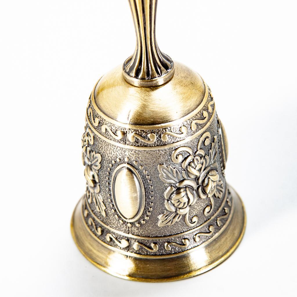  handbell antique manner bronze alloy desk bell doorbell Event entranceway new goods 