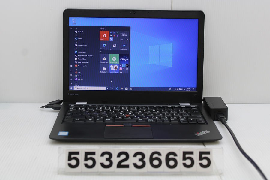 Lenovo ThinkPad 13 Core i5 7200U 2.5GHz/8GB/256GB(SSD)/13.3W/FWXGA(1366x768)/Win10 電源ボタン若干陥没 ヒンジ緩い 【553236655】のサムネイル