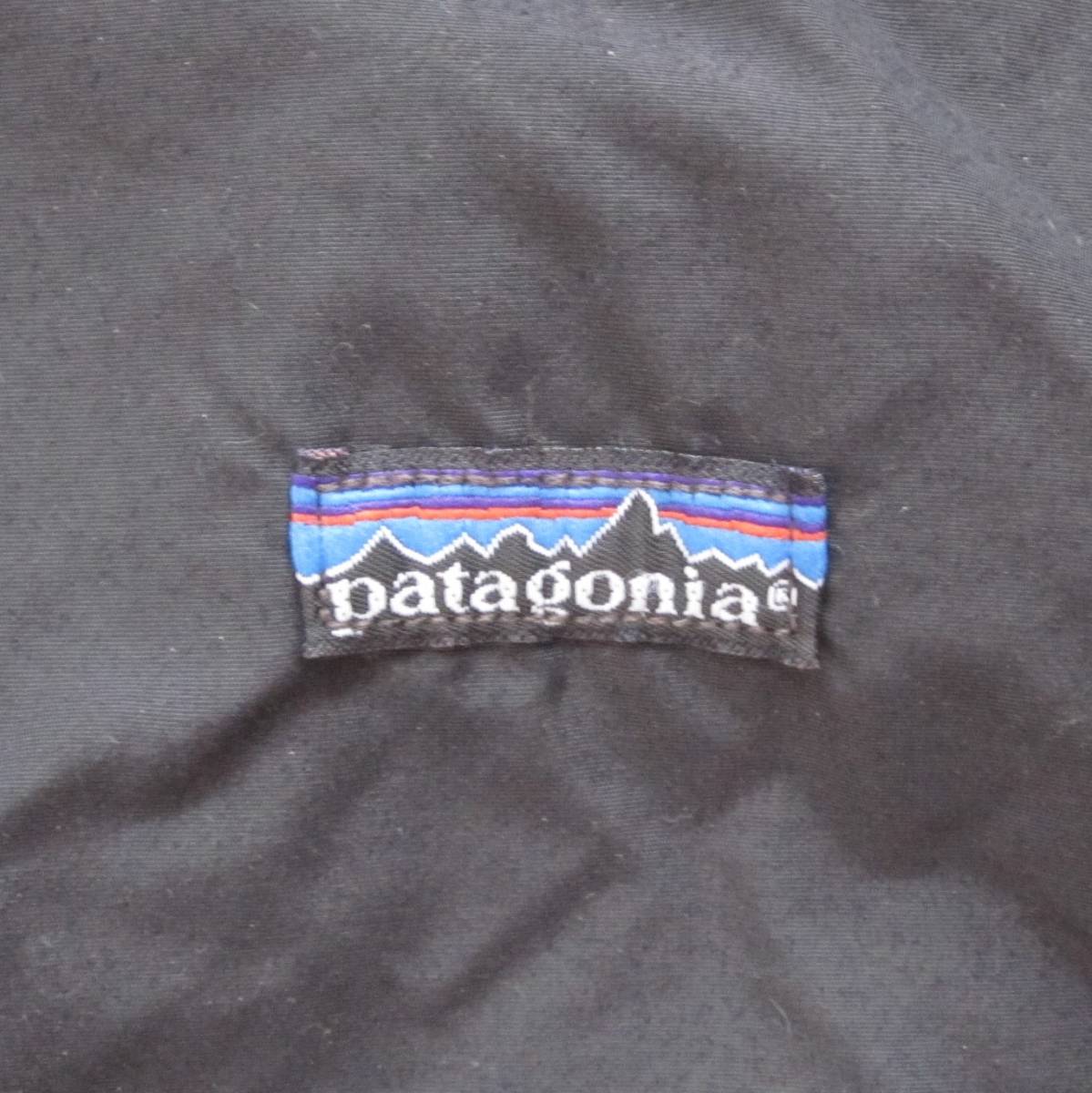 80s 三角タグ patagonia シェルドシンチラジャケット 黒 (L 80s 三角タグ patagonia シェルドシンチラジャケット 黒 (L